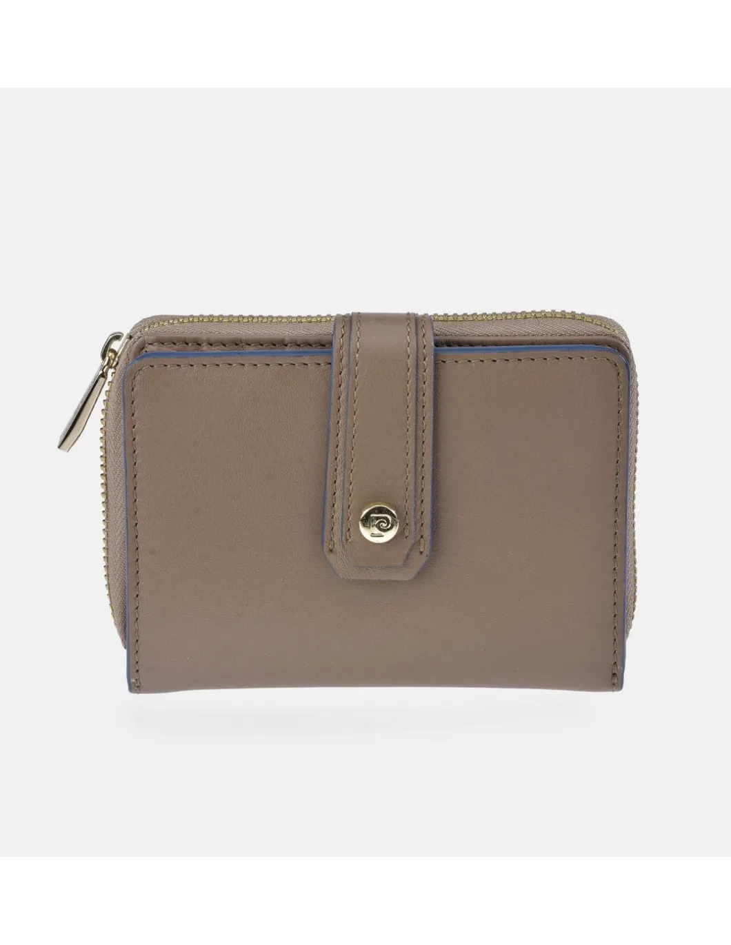 PIERRE CARDIN monedero billetero de piel para mujer