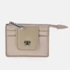 PIERRE CARDIN Monedero tarjetero mini para mujer en piel espigas
