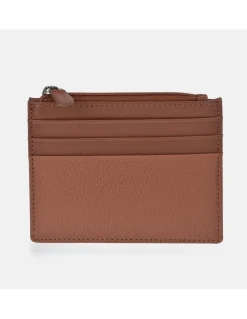 PIERRE CARDIN Tarjetero plano en piel combinada para hombre