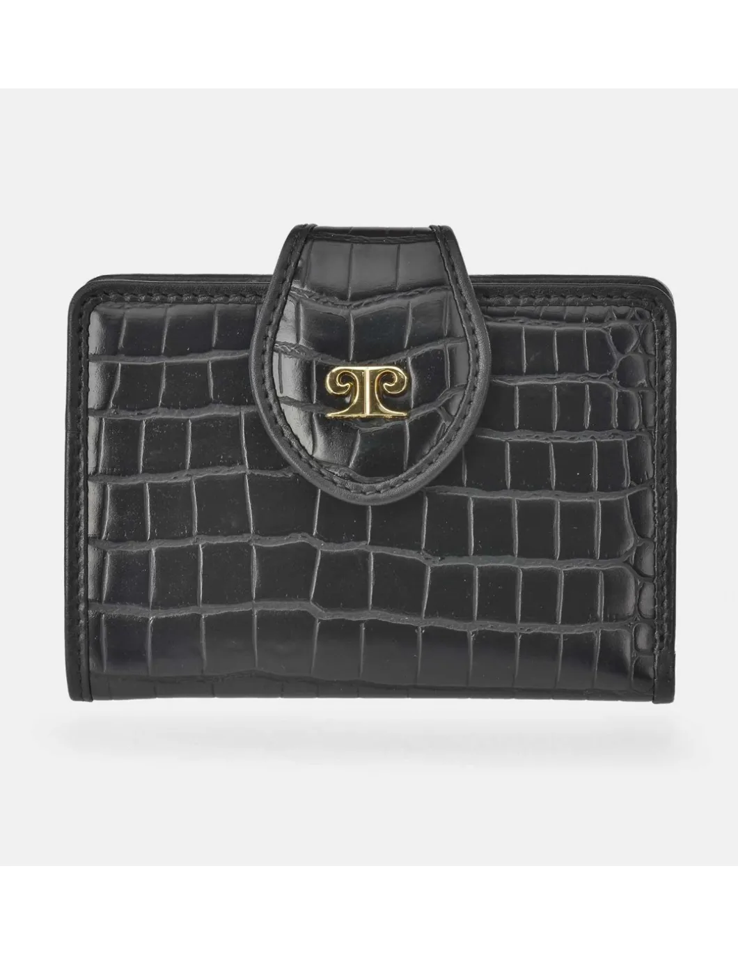 PIERRE CARDIN Tarjetero para mujer en piel sintéticoa grabada