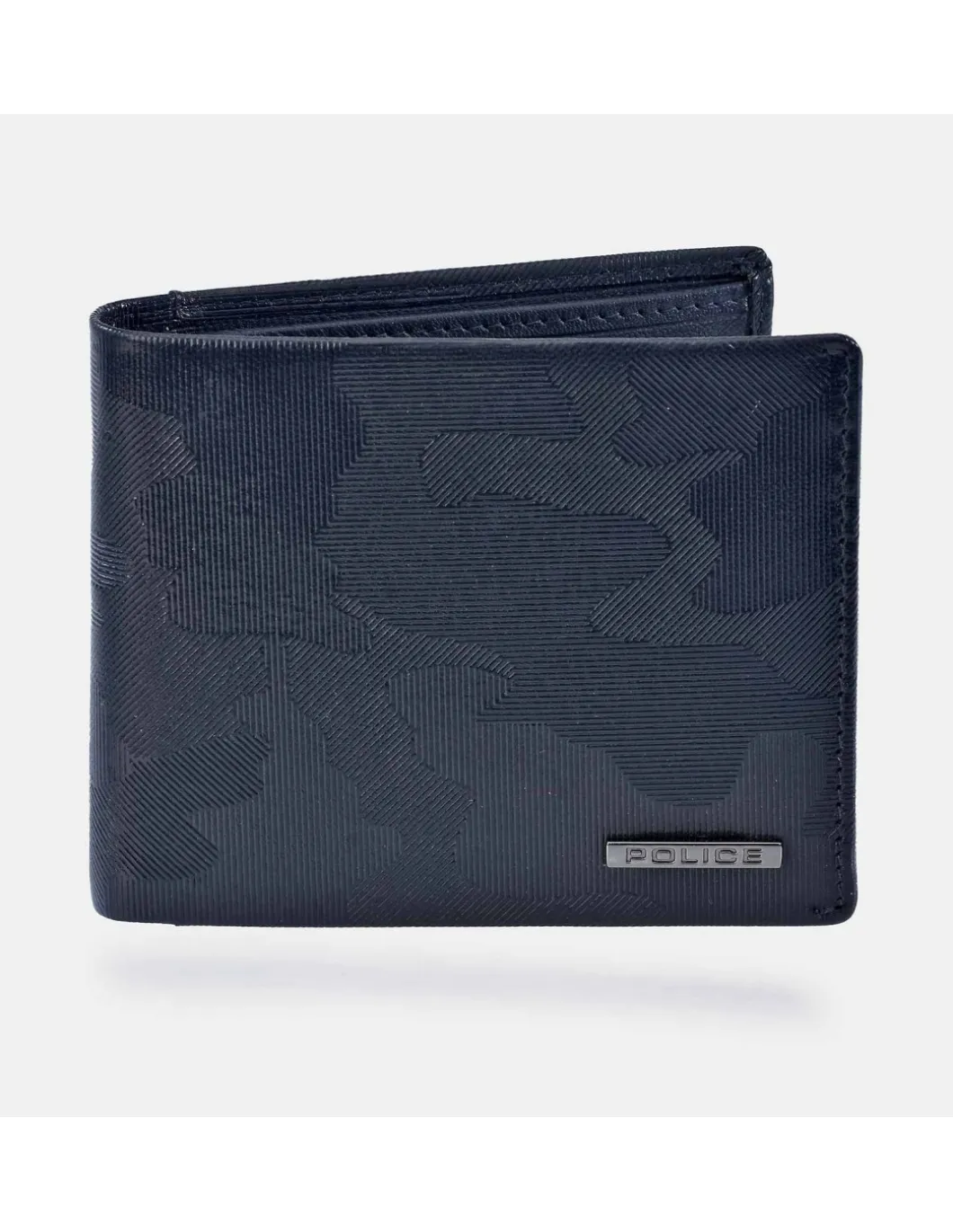POLICE cartera americano con monedero en piel camuflaje para hombre