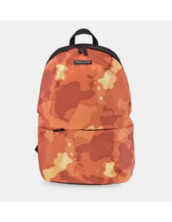 POLICE Mochila ligera en Nylon estampado camuflaje con cremallera