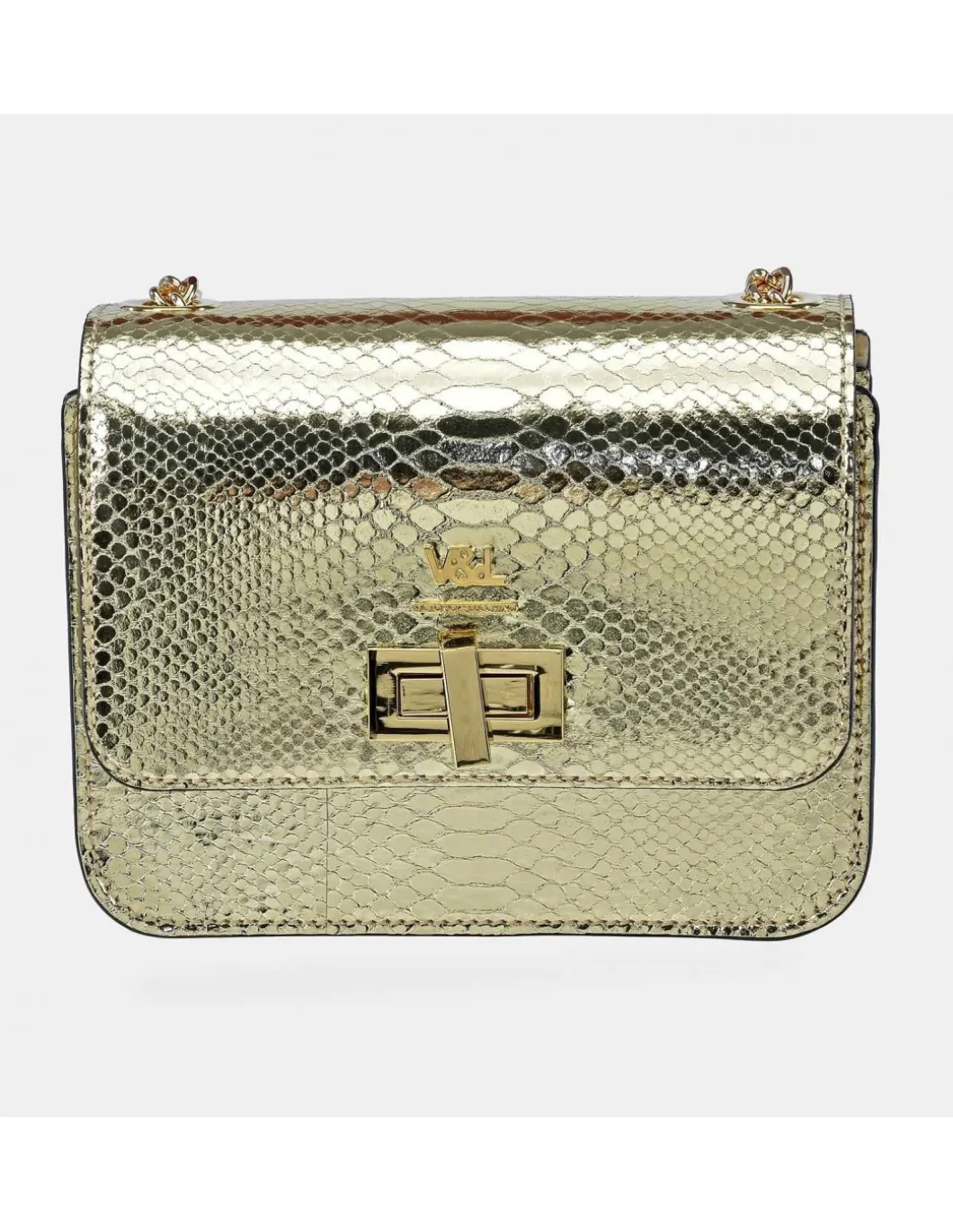 Victorio & Lucchino bolso con bandolera para mujer piel colores metalizados