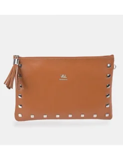 Victorio & Lucchino bolso de mano grande en piel con tachas y bandolera