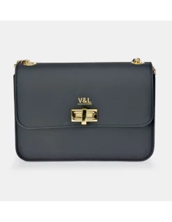 Victorio & Lucchino Bolso con cadena y solapa para mujer en piel