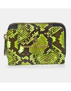 Victorio & Lucchino monedero billetero con tarjetero para mujer en color Fluor