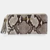 Victorio & Lucchino Monedero cremallera grande mujer piel animal print