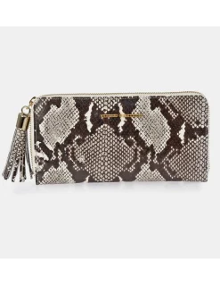Victorio & Lucchino Monedero cremallera grande mujer piel animal print