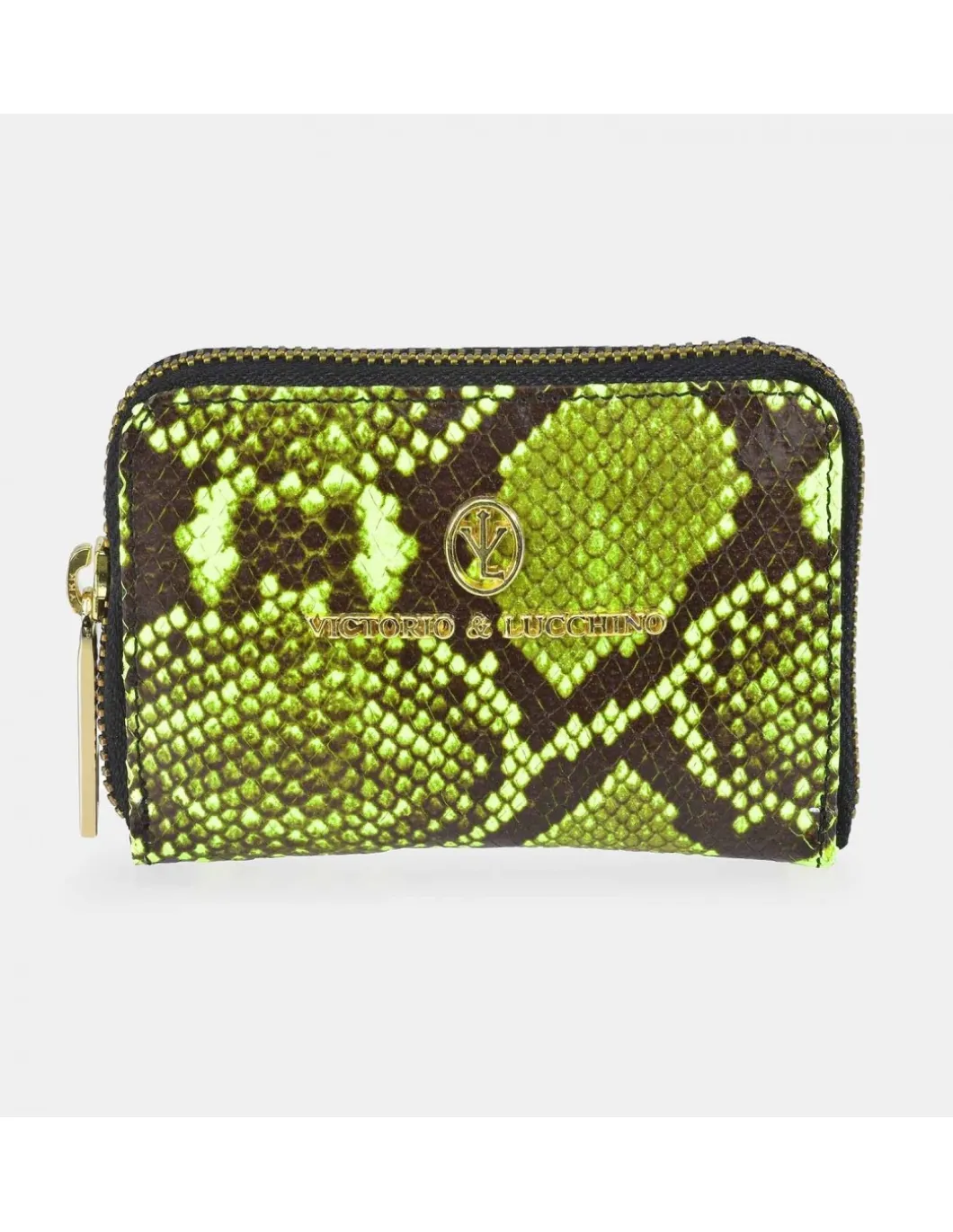 Victorio & Lucchino monedero cremallera mini para mujer color Fluor