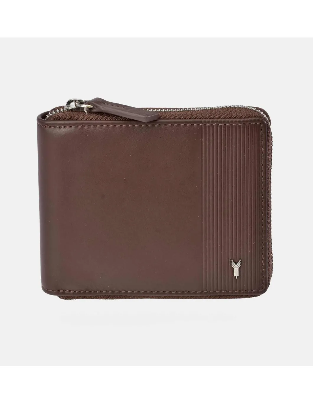 YANKO americano en piel suave con monedero y cremallera para hombre
