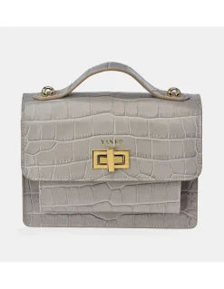 YANKO bolso bandolera con asa de mano mujer piel grabado lujo