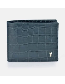 YANKO cartera billetera tipo americano de piel para hombre con aplique