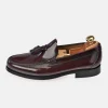 YANKO Zapato Mocasín de piel para hombre con borlas